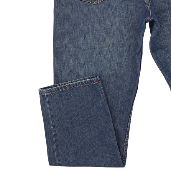 Nautica Jeans Mens 34x32 Blue Straight Leg Relax Fit Classic Denim Cotton - Picture 12 of 13